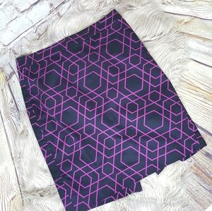 J.Crew Factory Geometric Print Pencil Skirt